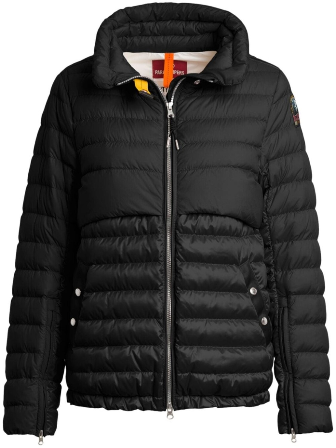 

Parajumpers пуховик с нашивкой-логотипом, черный