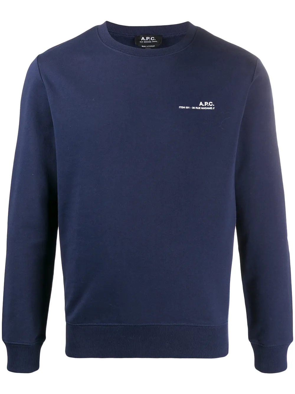 

Толстовка с логотипом A.P.C., синий