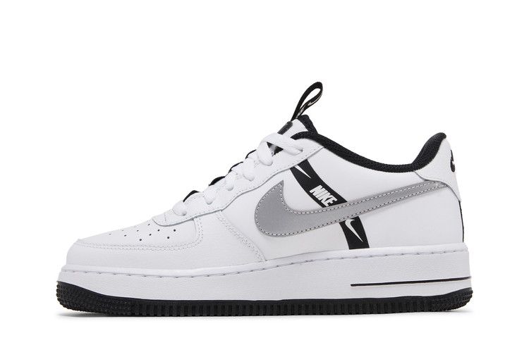 Кроссовки Nike Air Force 1 LV8 KSA GS 'Worldwide Pack - White Reflect Silver', белый — фото 4
