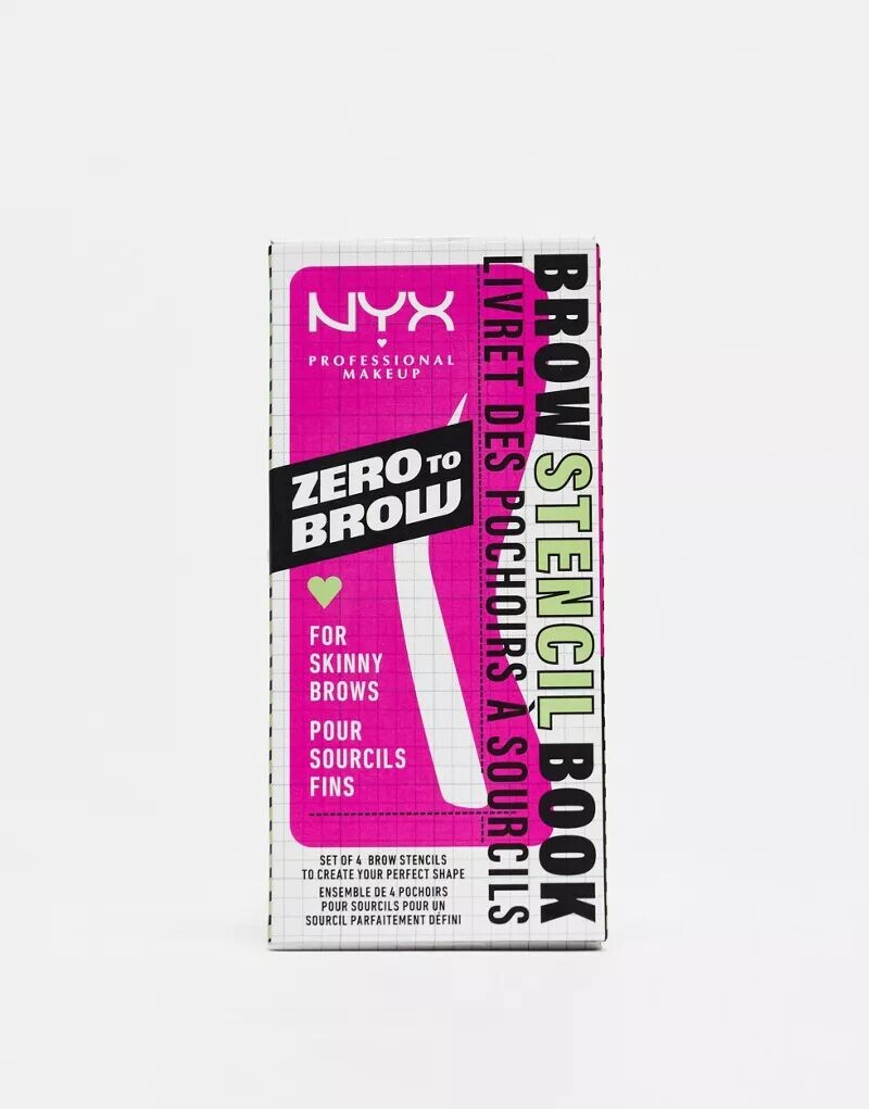 

NYX Professional Makeup – Zero to Brow – трафарет для узких бровей