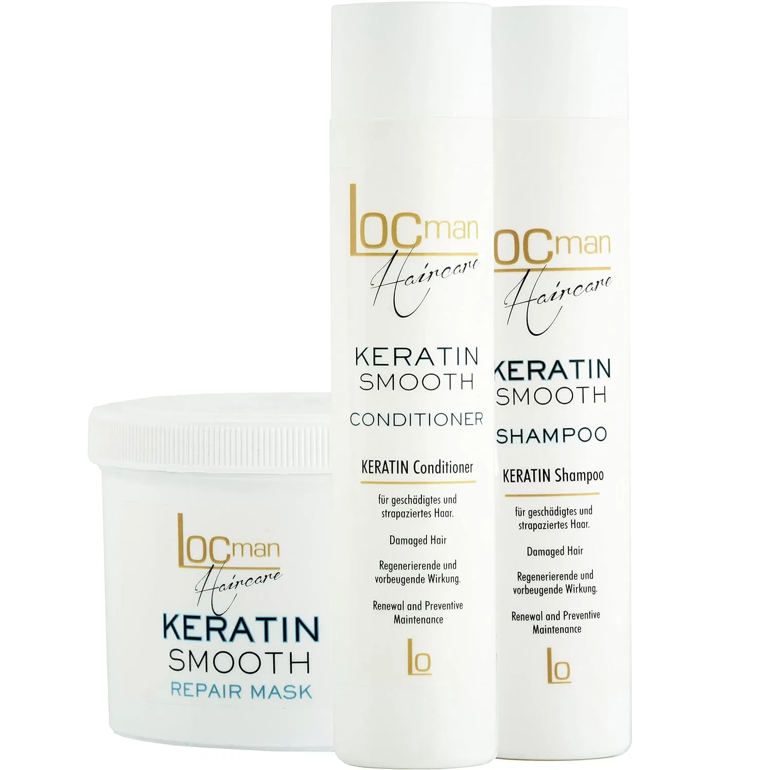 Набор для восстановления волос Locman SparEdition Keratin Smooth Locman