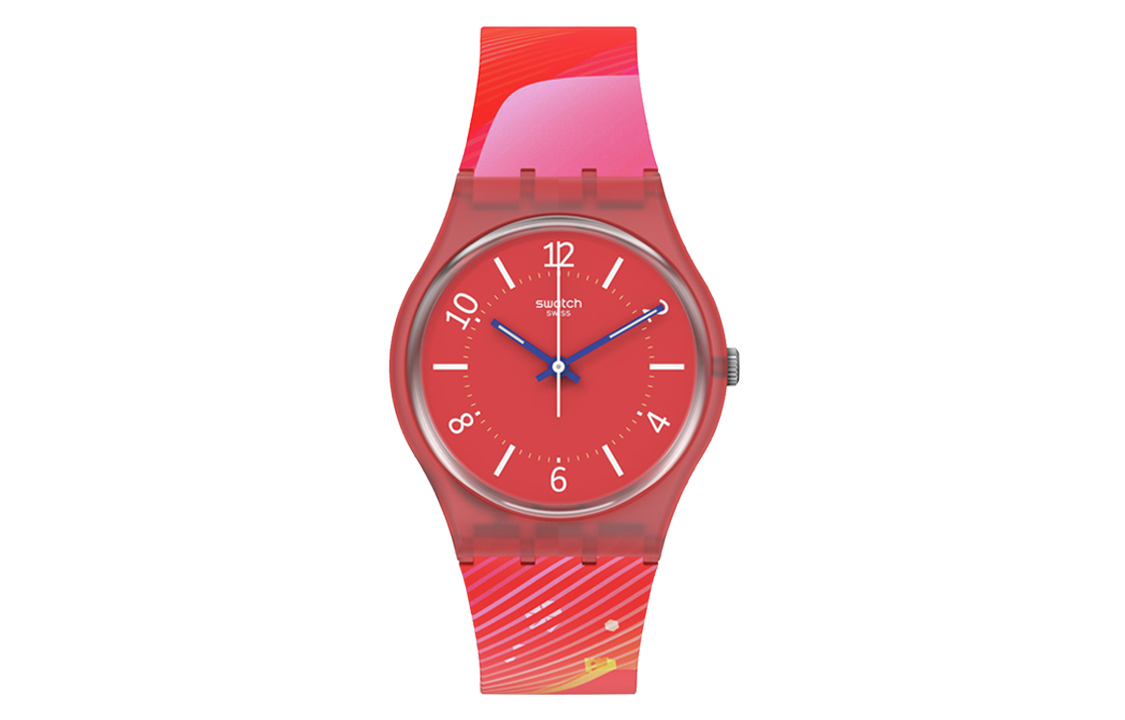 

SWATCH Часы Unisex 41mm Red Watch SO28Z105