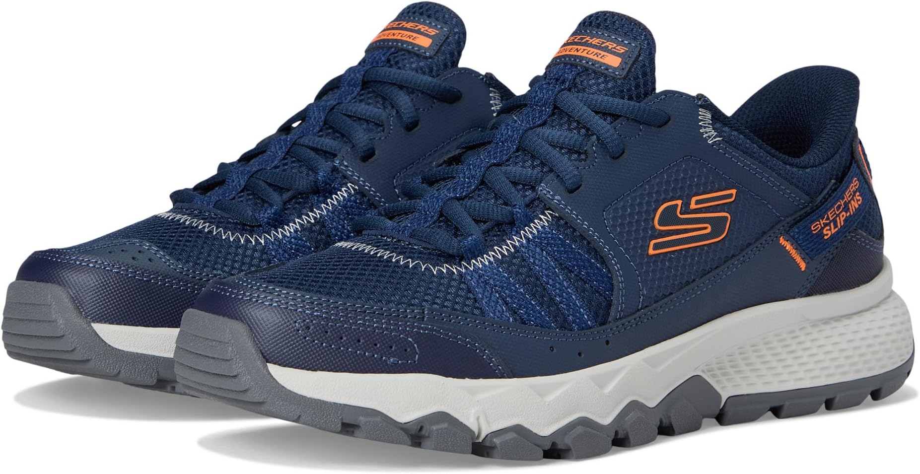 

Кроссовки SKECHERS Dynamite AT Escapar Hands Free Slip-in, цвет Navy/Orange