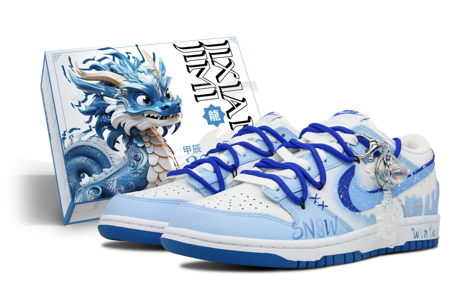 

Женские кроссовки для скейтбординга Nike Dunk, Light Blue