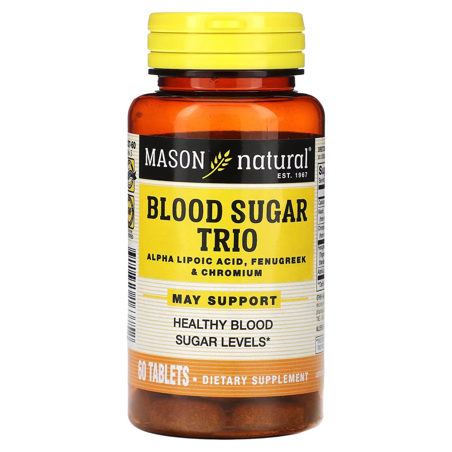 

Добавка Mason Natural Blood SugarTrio, 60 таблеток