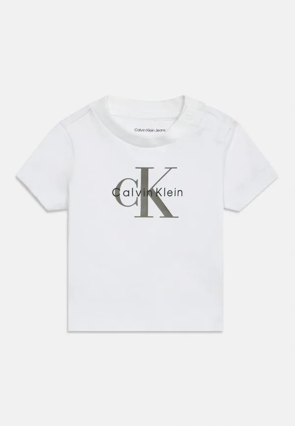Футболка унисекс с монограммой Calvin Klein Jeans, Bright White