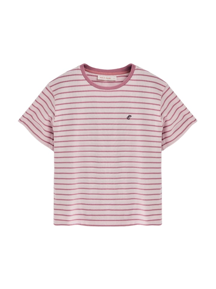 

Розовая футболка Polo Club