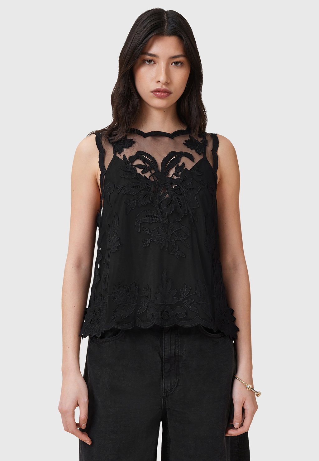 

Блуза RYE - Top AllSaints, черный