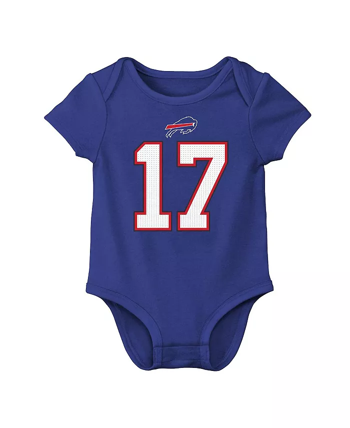 Боди для мальчиков и девочек с именем и номером игрока Josh Royal Buffalo Bills Nike — фото 2