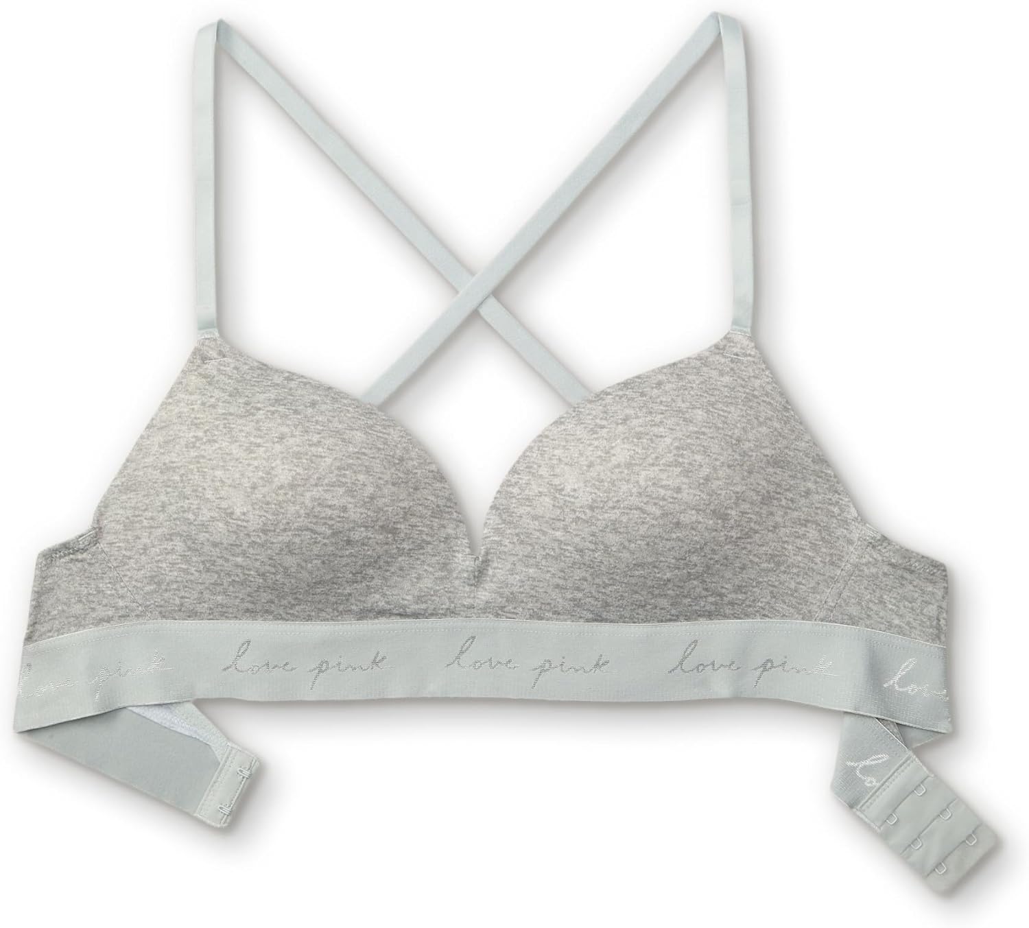 Бюстгальтер Victoria's Secret Women's Pink Wear Everywhere Lightly Lined Wireless, серый — фото 3