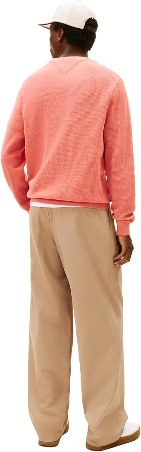Свитер с круглой горловиной Tommy Hilfiger для мужчин, Camellia Blush — фото 4