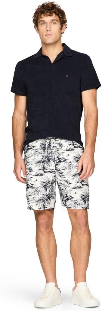 Мужские летние льняные шорты Tommy Hilfiger 7 дюймов, Desert Sky — фото 4