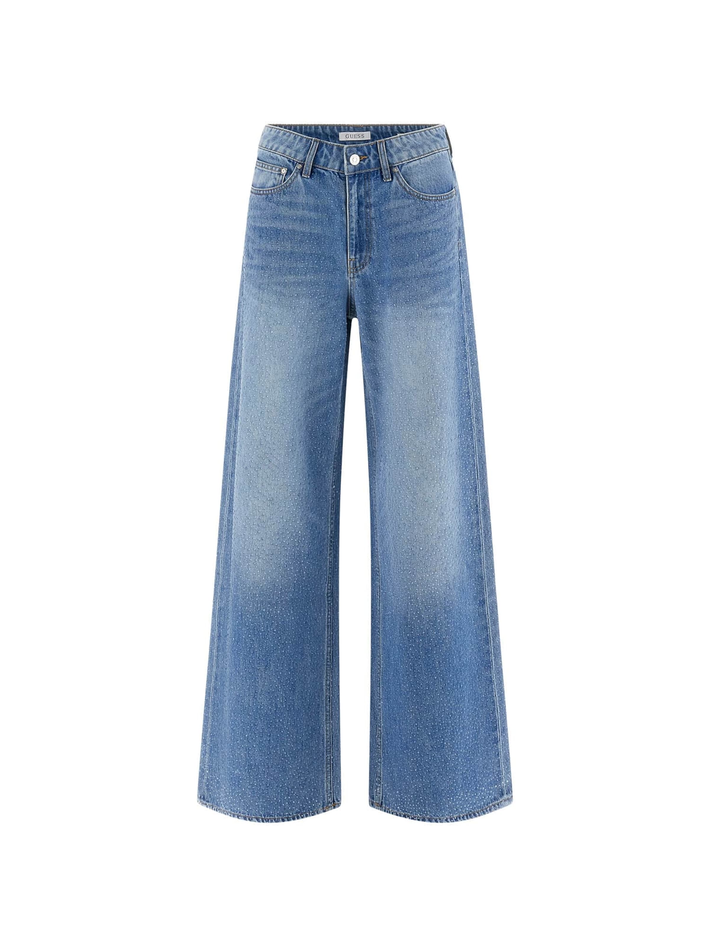 

GUESS Джинсы с широкими штанинами 'Alba' в синем дениме