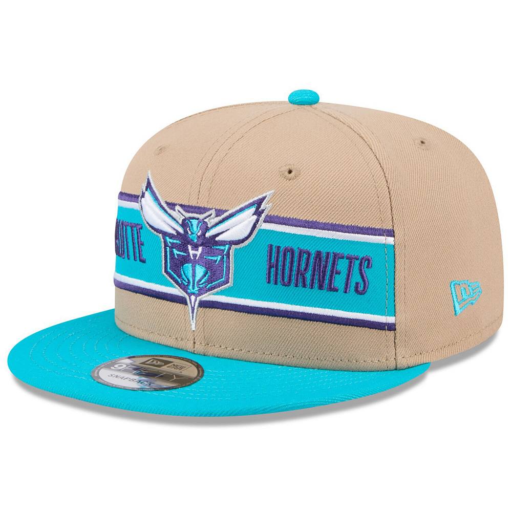 

Мужская бейсболка New Era светло-коричнево-бирюзовая Charlotte Hornets 2024 NBA Draft 9FIFTY Snapback, цвет Chr Multi