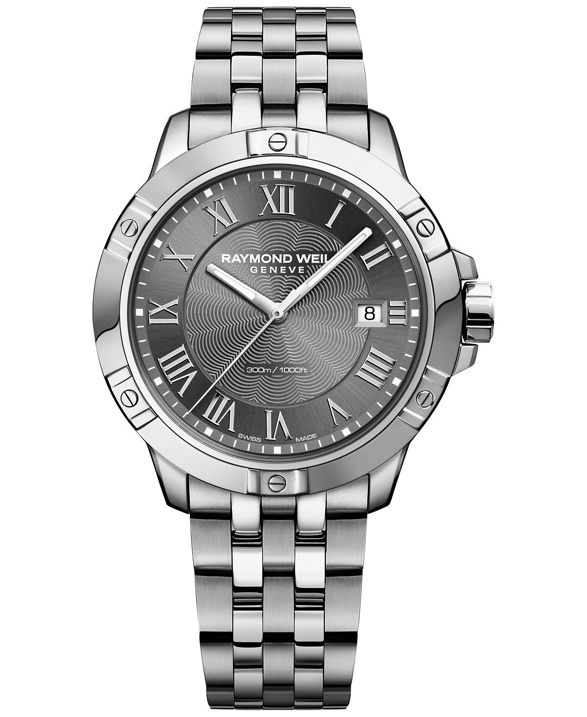 

Мужские часы Swiss Tango с браслетом из нержавеющей стали, 41 мм 8160-ST-00608 Raymond Weil