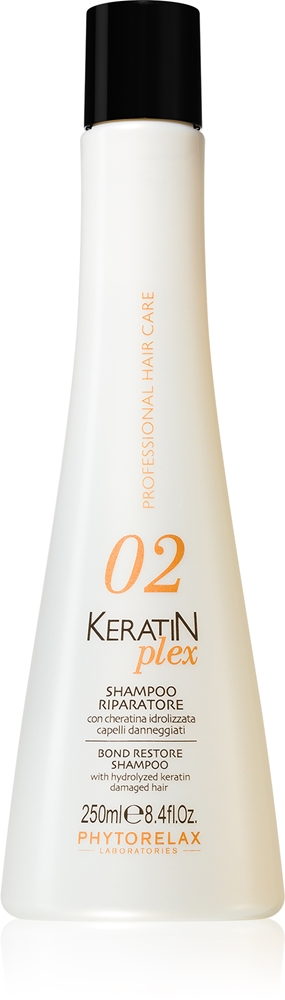 

Keratin plex восстанавливающий шампунь с кератином для поврежденных волос Phytorelax Laboratories, 250 мл
