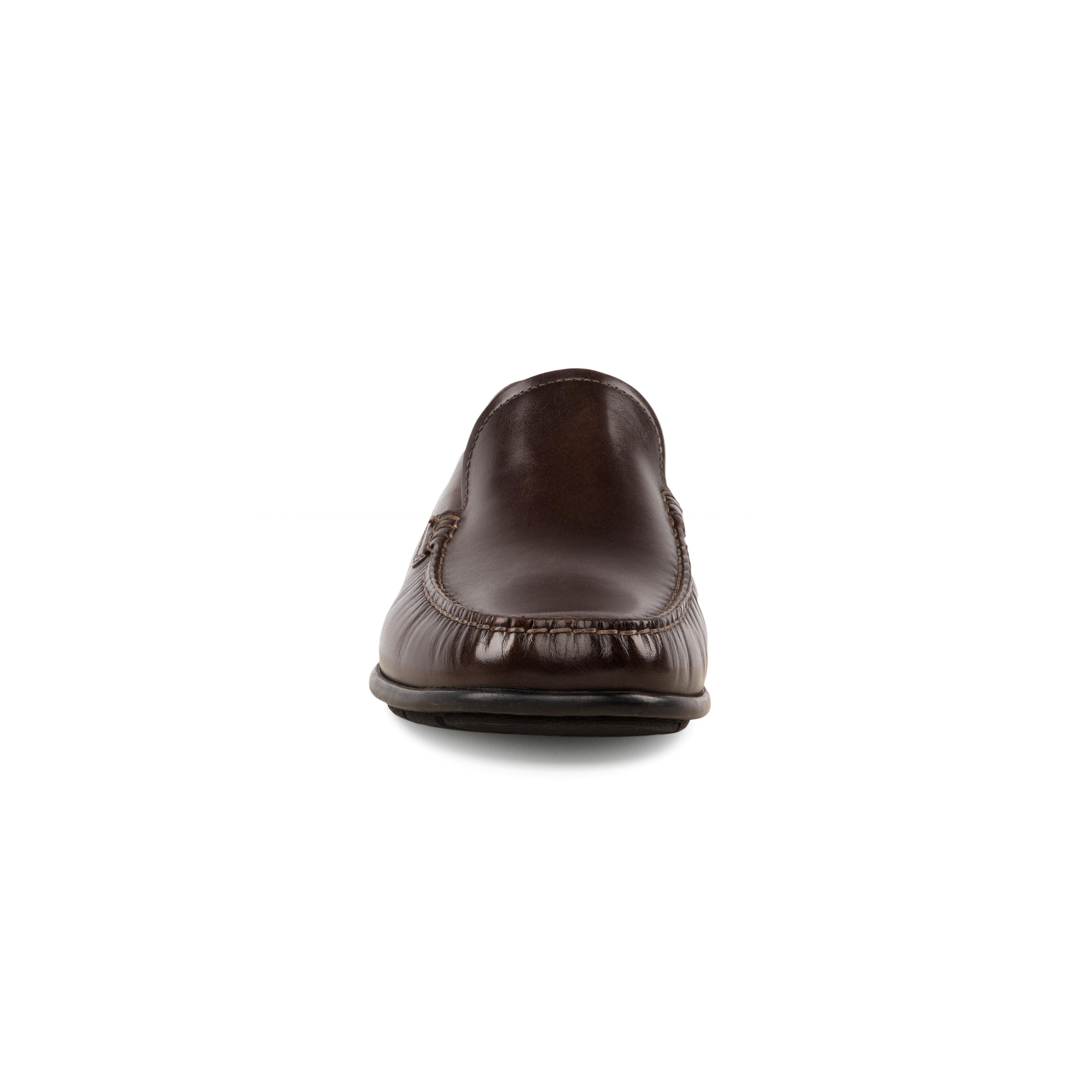 Мужские классические мокасины ECCO из натуральной кожи, модель 2.0, COFFEE