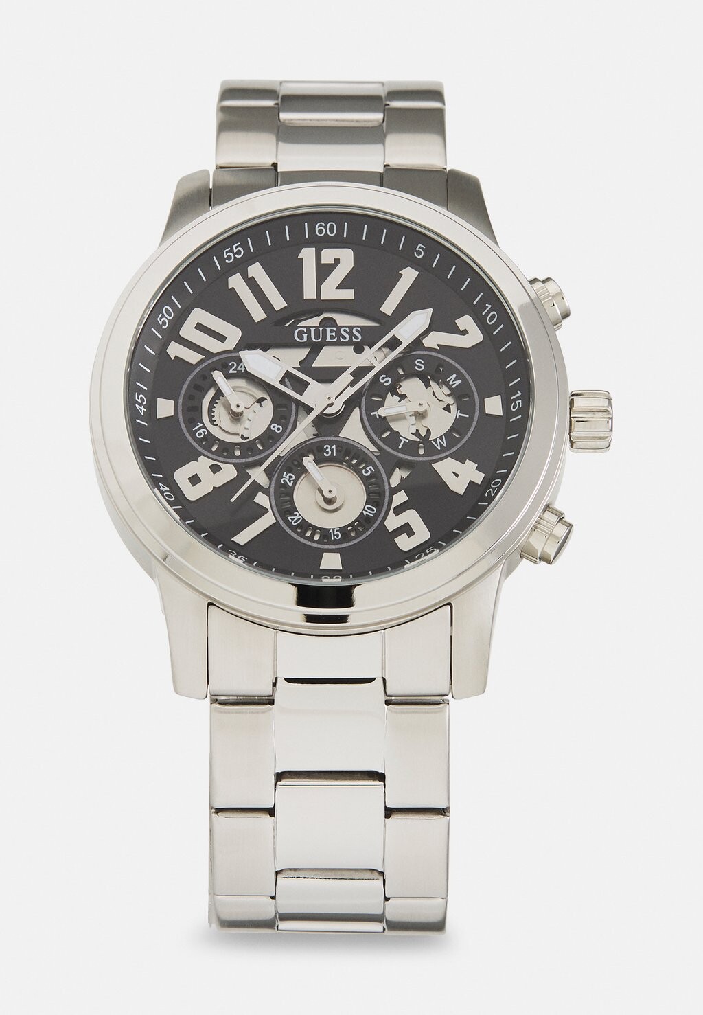 

Хронограф Parker Guess, цвет black sunray/silver-coloured