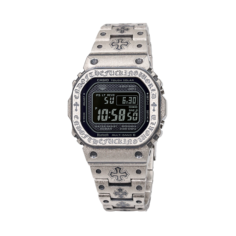 

Часы Casio G-Shock Full Metal GMW-B5000 Series, арт. GMW-B5000GD-1A, серебристый/винтажная гравировка