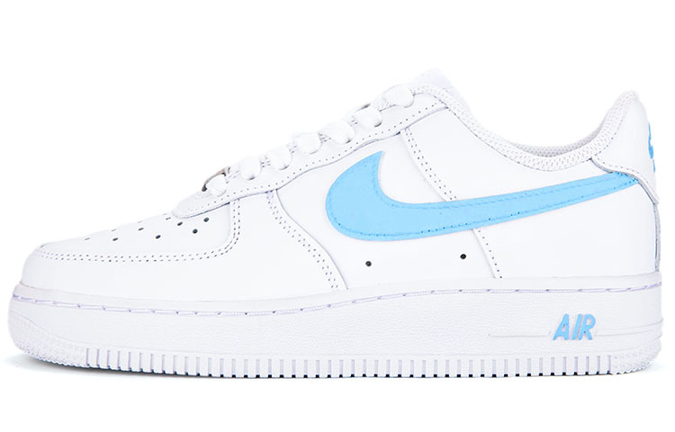 

Кроссовки Nike Air Force 1 Skateboard Shoes Women's Low-Top White Blue