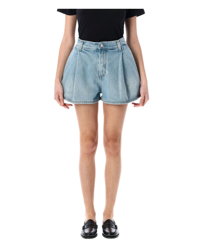 

Джинсовые шорты-баллоны, райская стирка. Haikure, синий