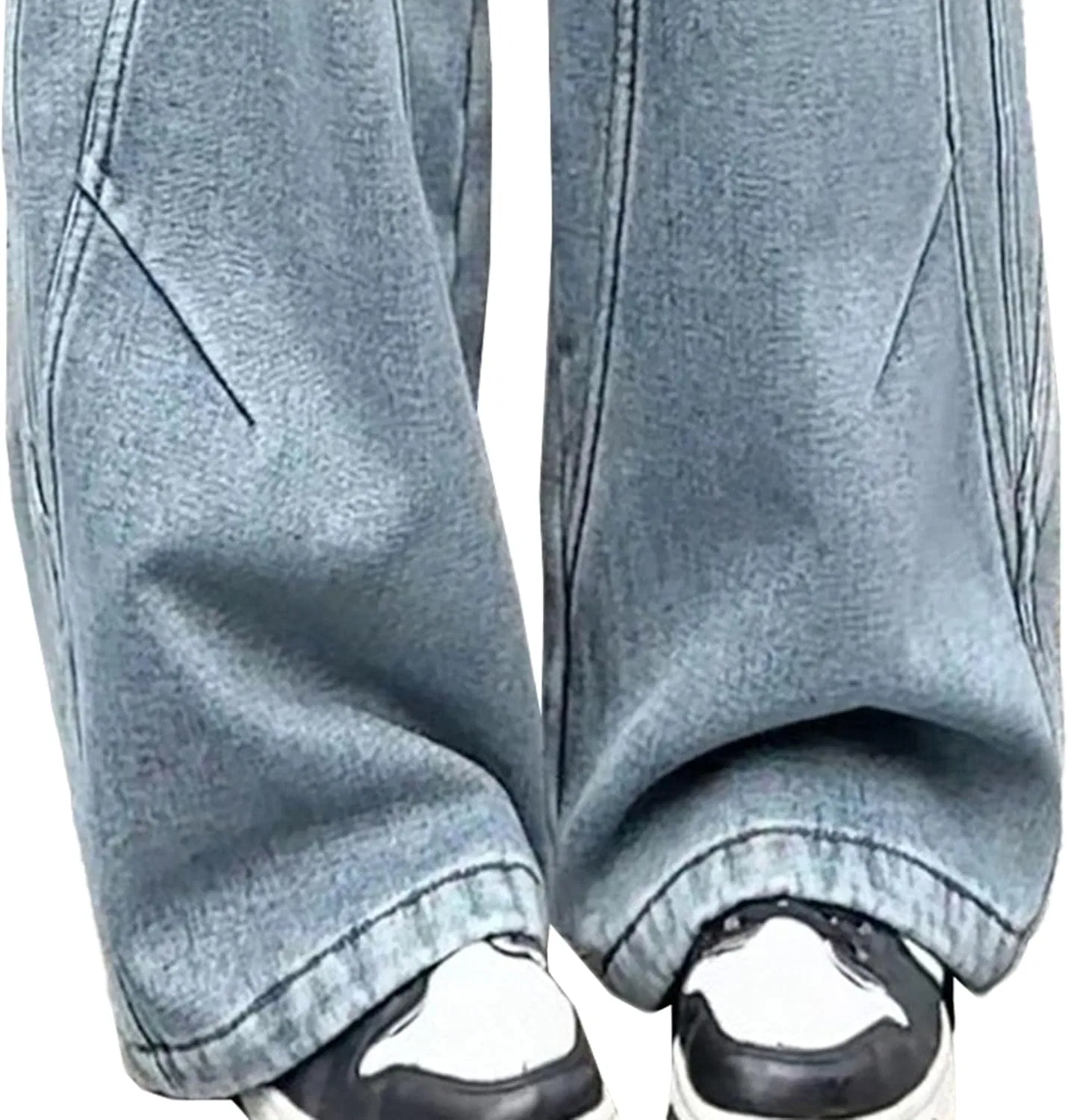 Джинсы свободные, Oversize, Blue 2 — фото 4