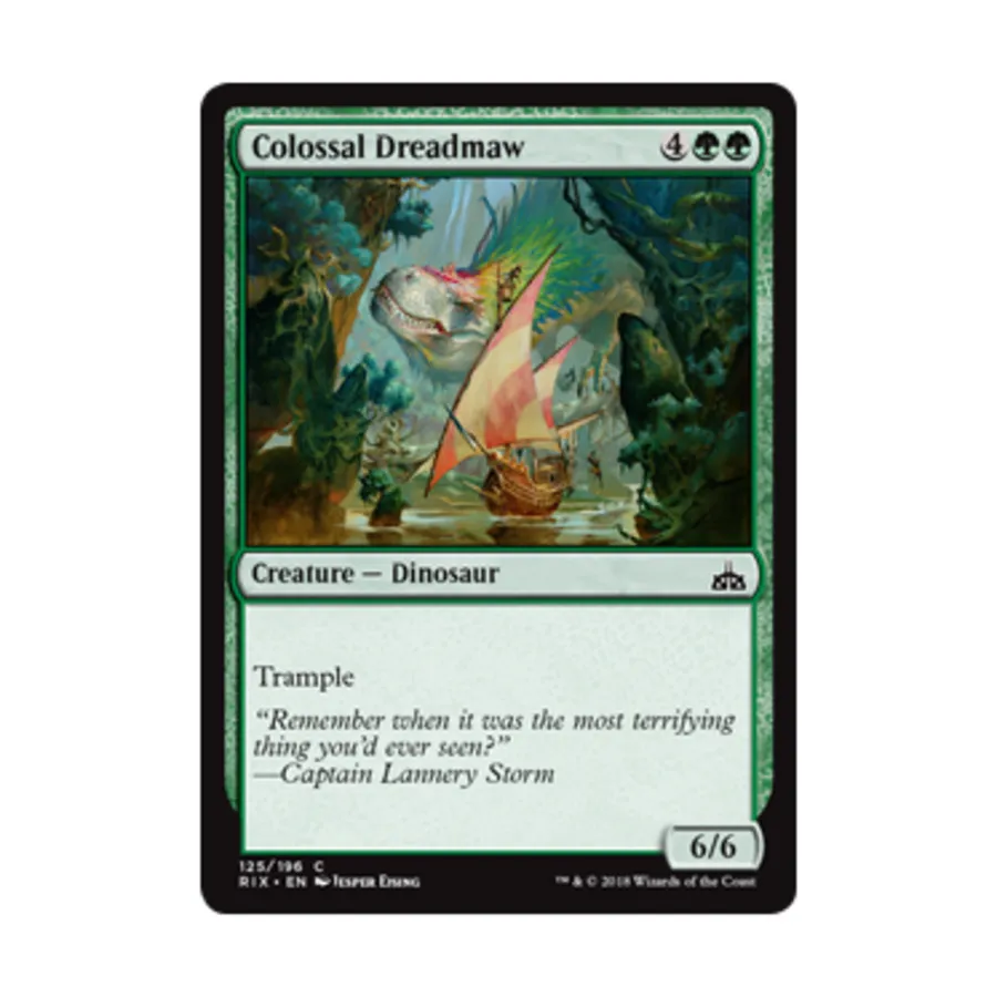 

CCG Колоссальная Жуткая пасть (клавиша C), MTG - Rivals of Ixalan