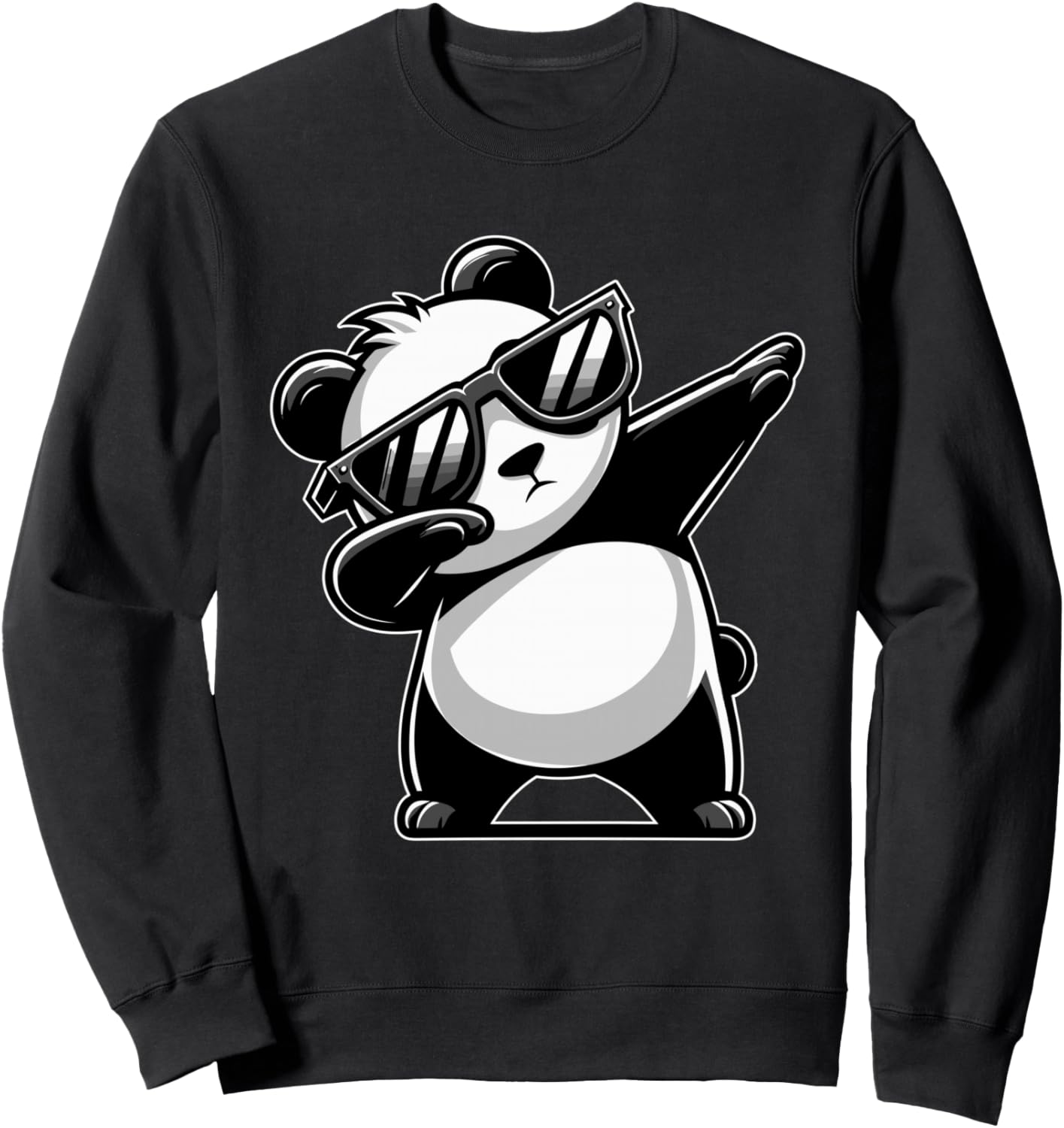 

Забавная толстовка с изображением голубя и панды в солнцезащитных очках, милая толстовка с изображением голубя и панды, танцующей в очках Panda Bear Lover Animal Gifts F. Girls Kids Women, черный