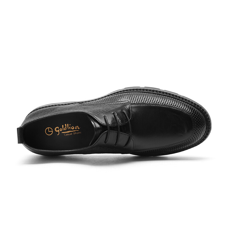 Туфли мужские Men"s Casual Men Low-Top Goldlion, коричневый — фото 3
