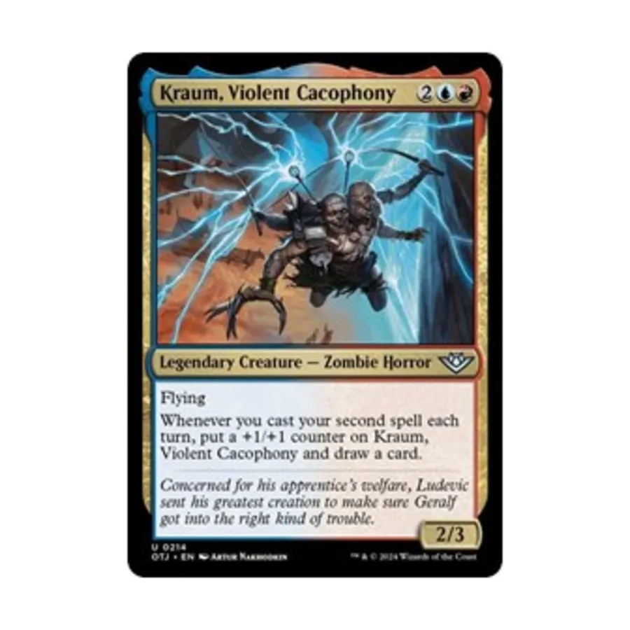 

CCG Краум, Жестокая какофония (U), MTG - Outlaws of Thunder Junction