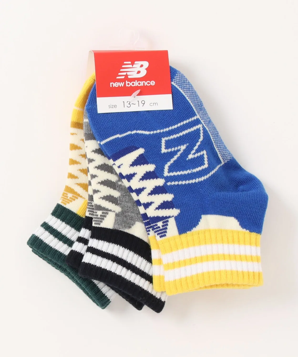 Носки детские 3 пары New Balance короткие 13-19 см