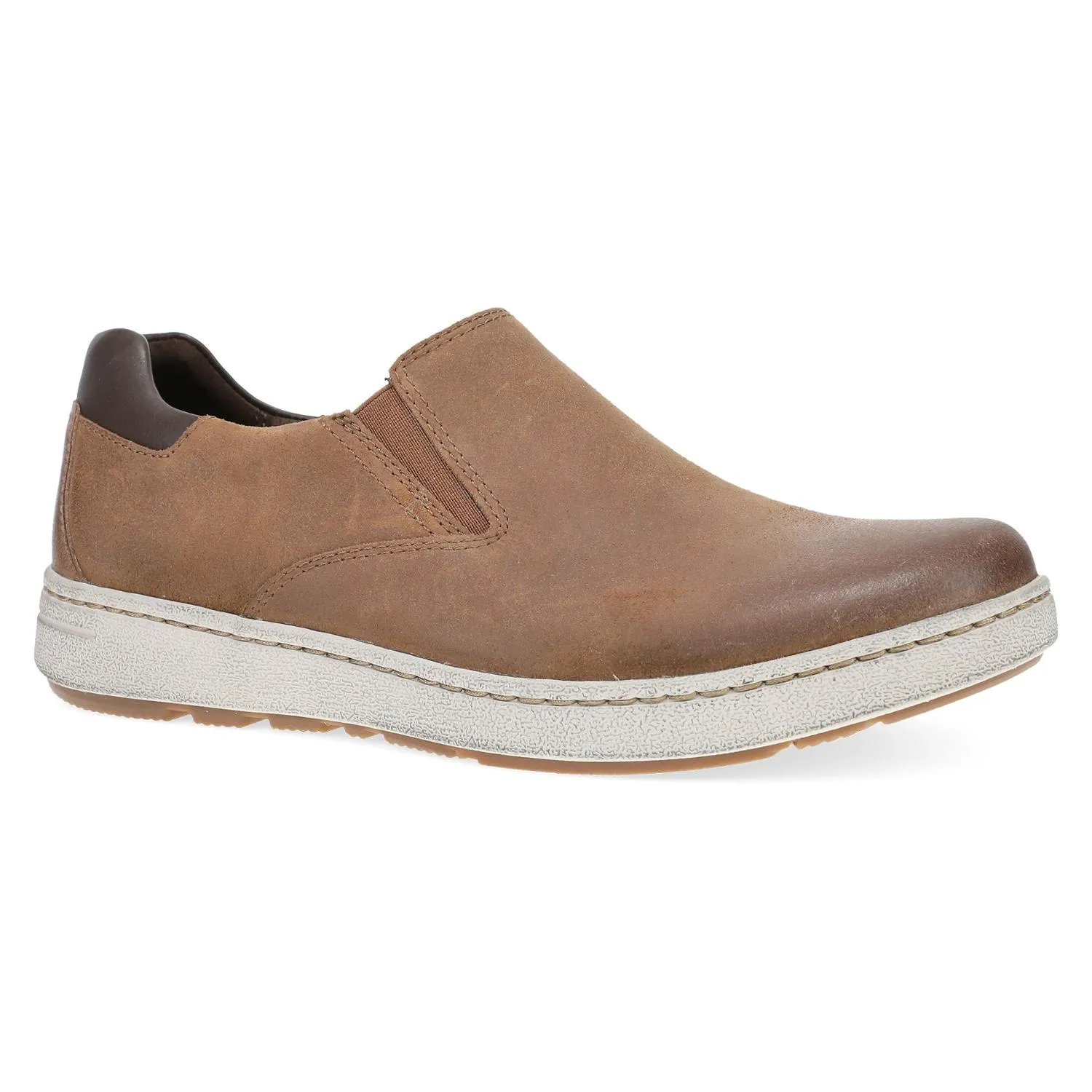 Мужские обувь на липучках Trent Dansko, Brown Burnished Suede — фото 2