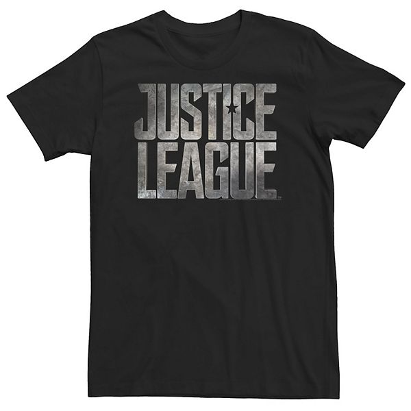 

Футболка Big & Tall DC Comics Justice League Stone Text Stack Licensed Character