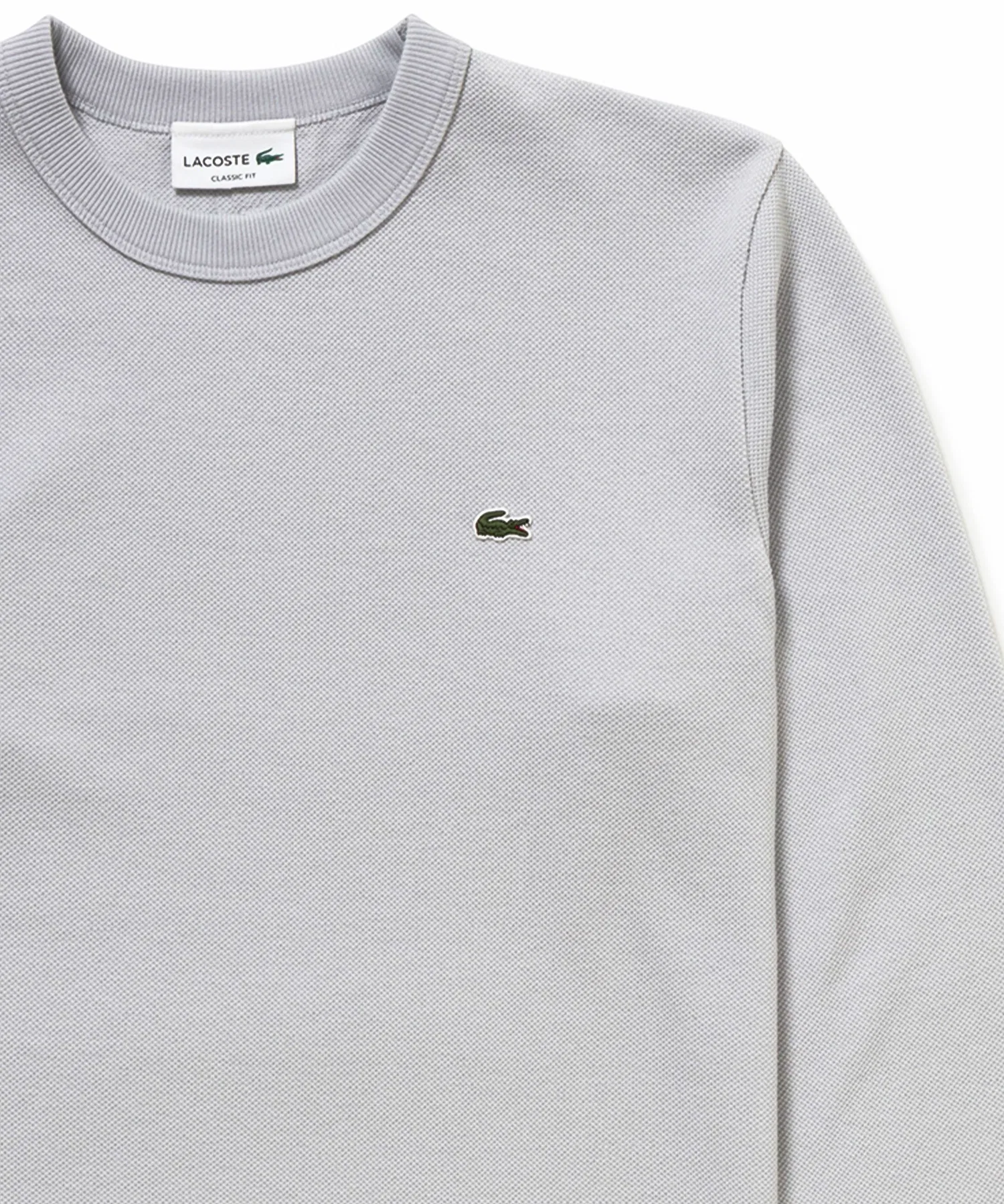Унисекс лонгслив LACOSTE Classic Fit Big Pique — фото 3