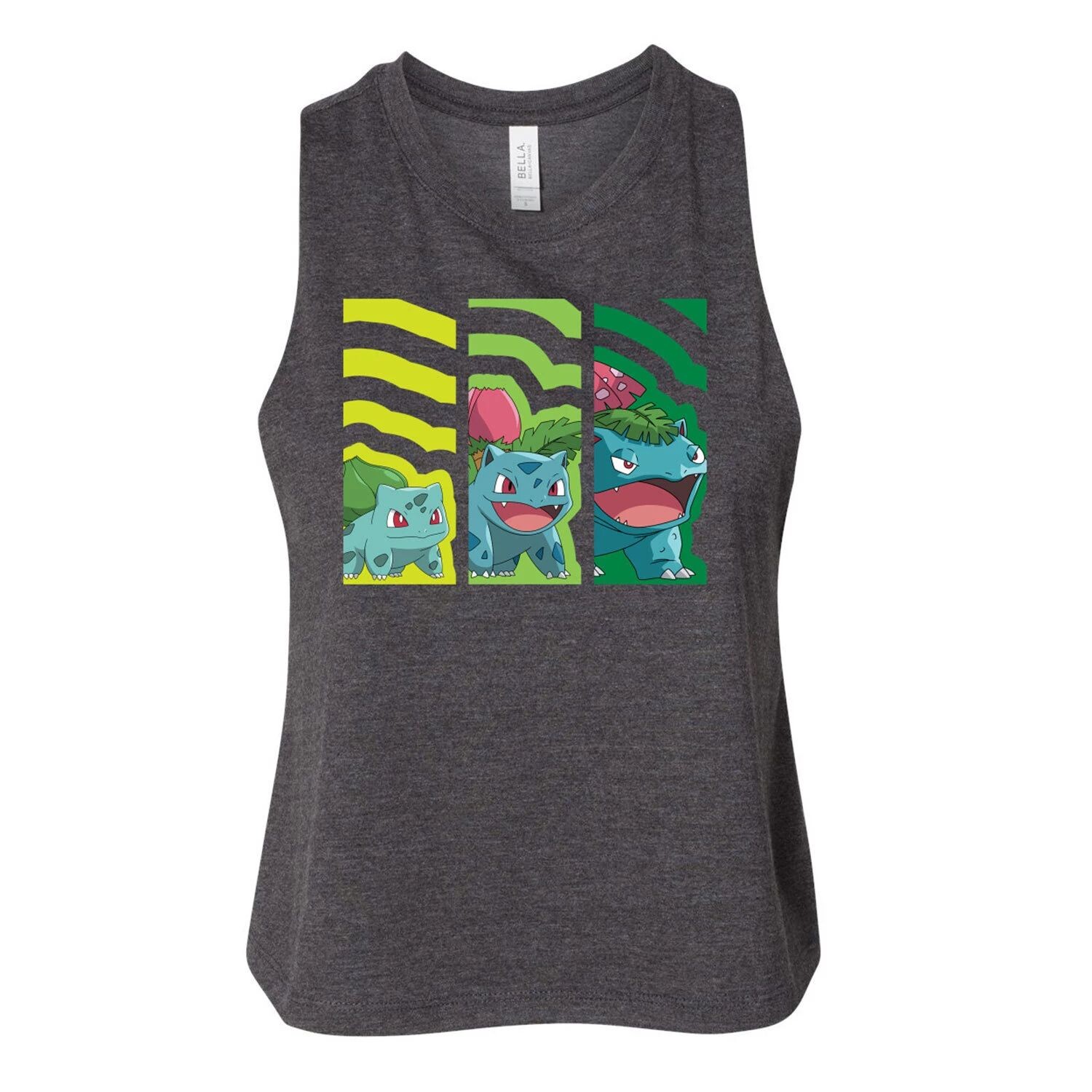 

Детская майка Pokemon Bulbasaur Racerback Licensed Character, серый