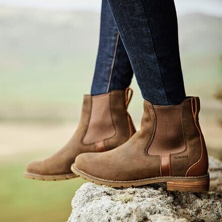Ботинки женские Ariat Wexford кожаные водонепроницаемые, коричневый — фото 4