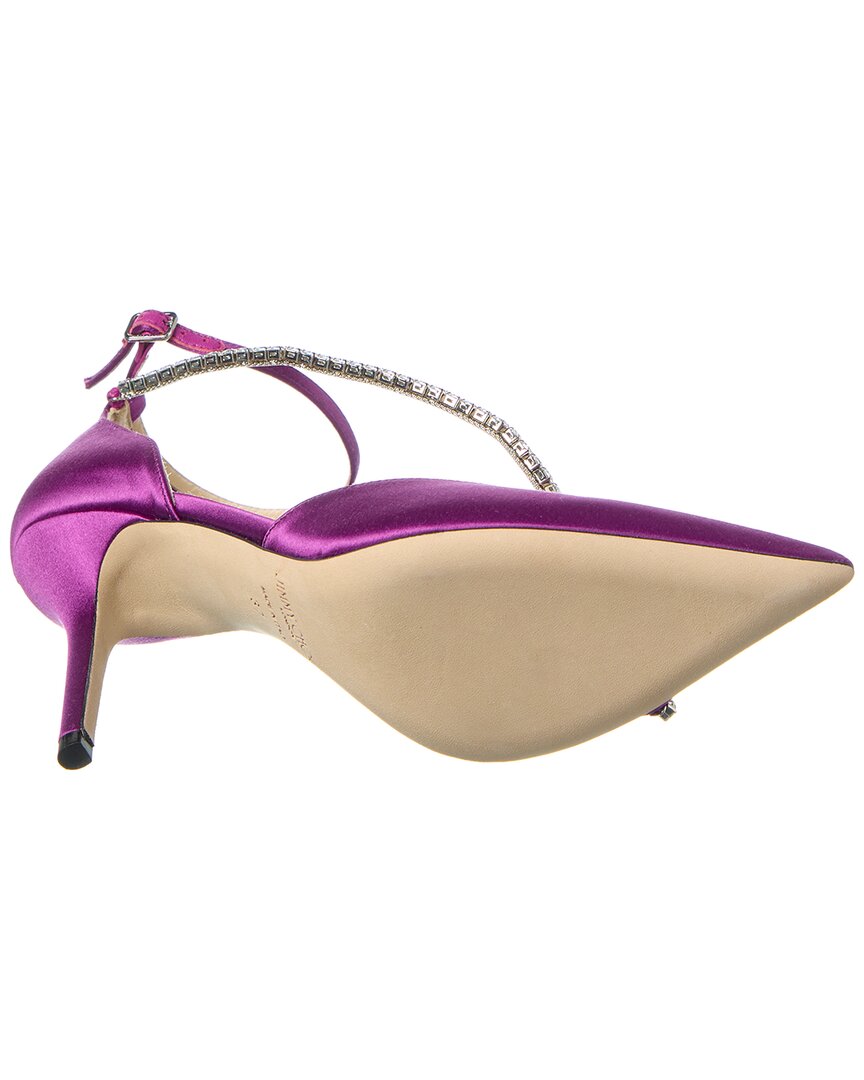 Сатиновые туфли Jimmy Choo Talika 85, розовый — фото 4