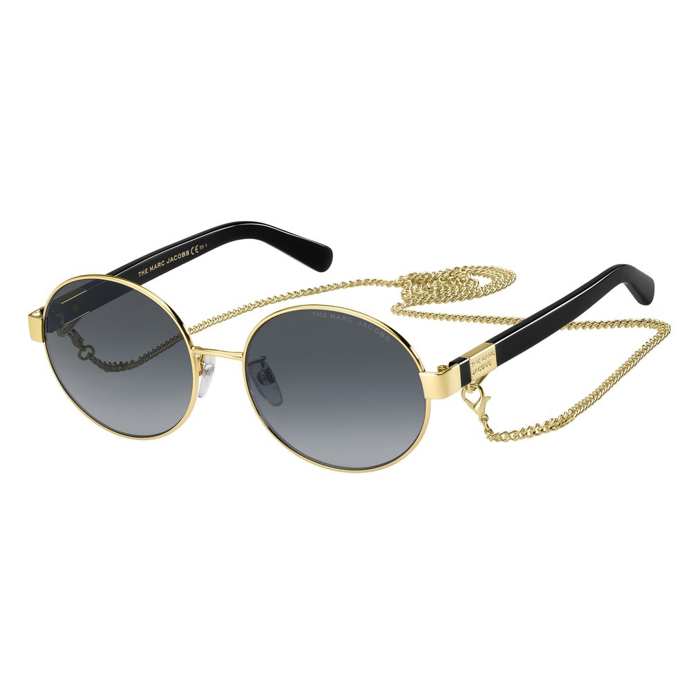 

Солнцезащитные очки из золотистого металла The Marc Jacobs, Gold