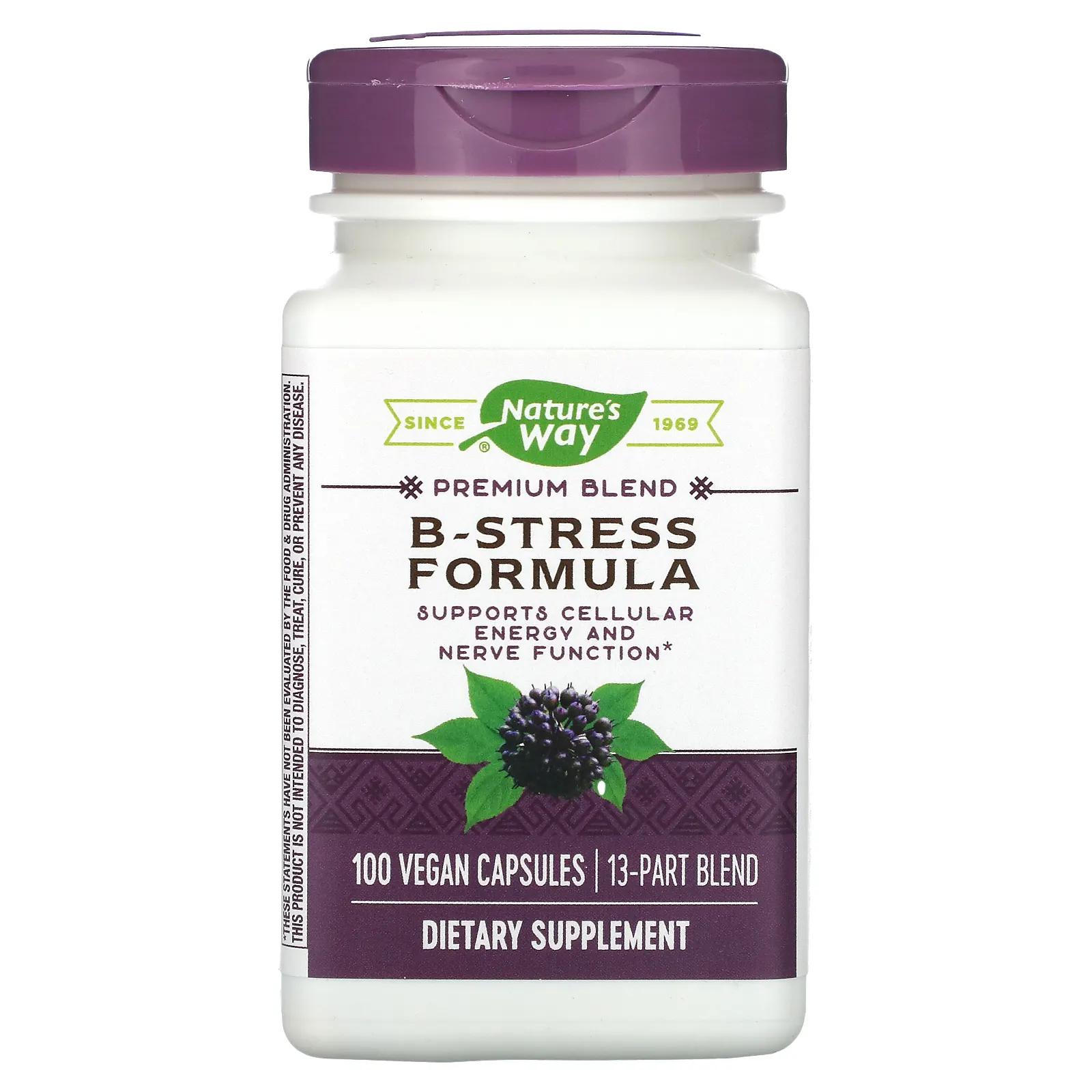 

Nature's Way B-Stress Formula 100 Veg. Capsules