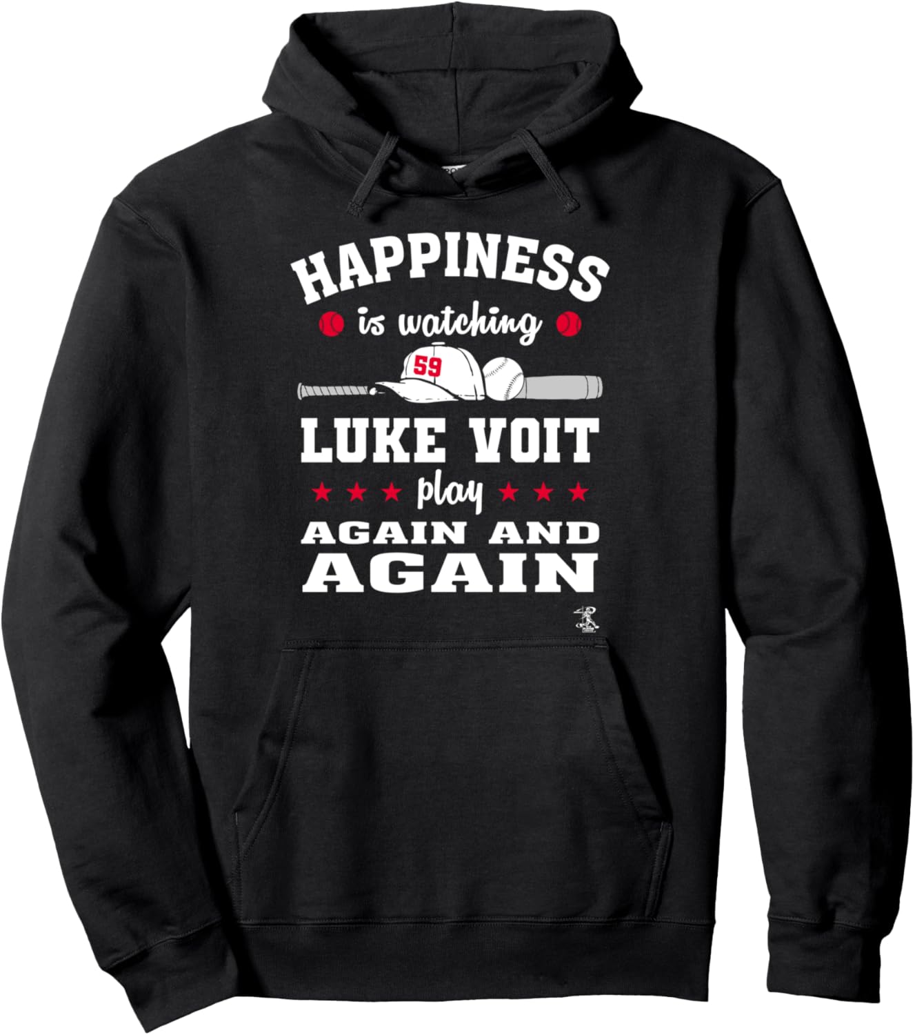 

Худи Luke Voitt Happiness is Watching Game Day, черная Ballpark Mvp, Черный, Худи Luke Voitt Happiness is Watching Game Day, черная Ballpark Mvp