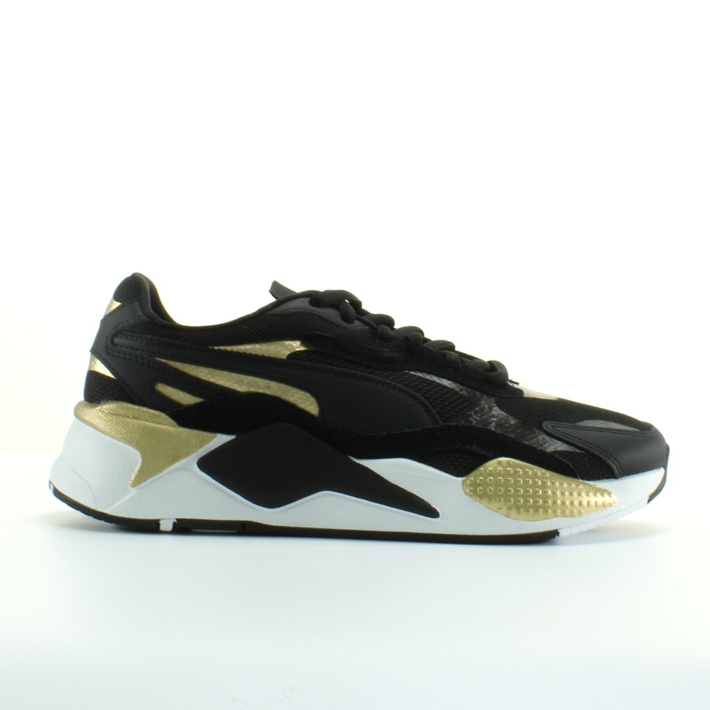 

Синтетические кроссовки на шнуровке rs x золотисто- 374253 01 Puma, черный
