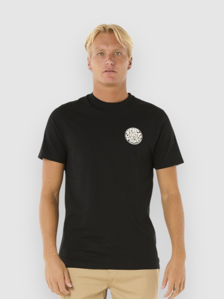 

Футболка Rip Curl Wettie Icon T-Shirt, black, Черный, Футболка Rip Curl Wettie Icon T-Shirt, black