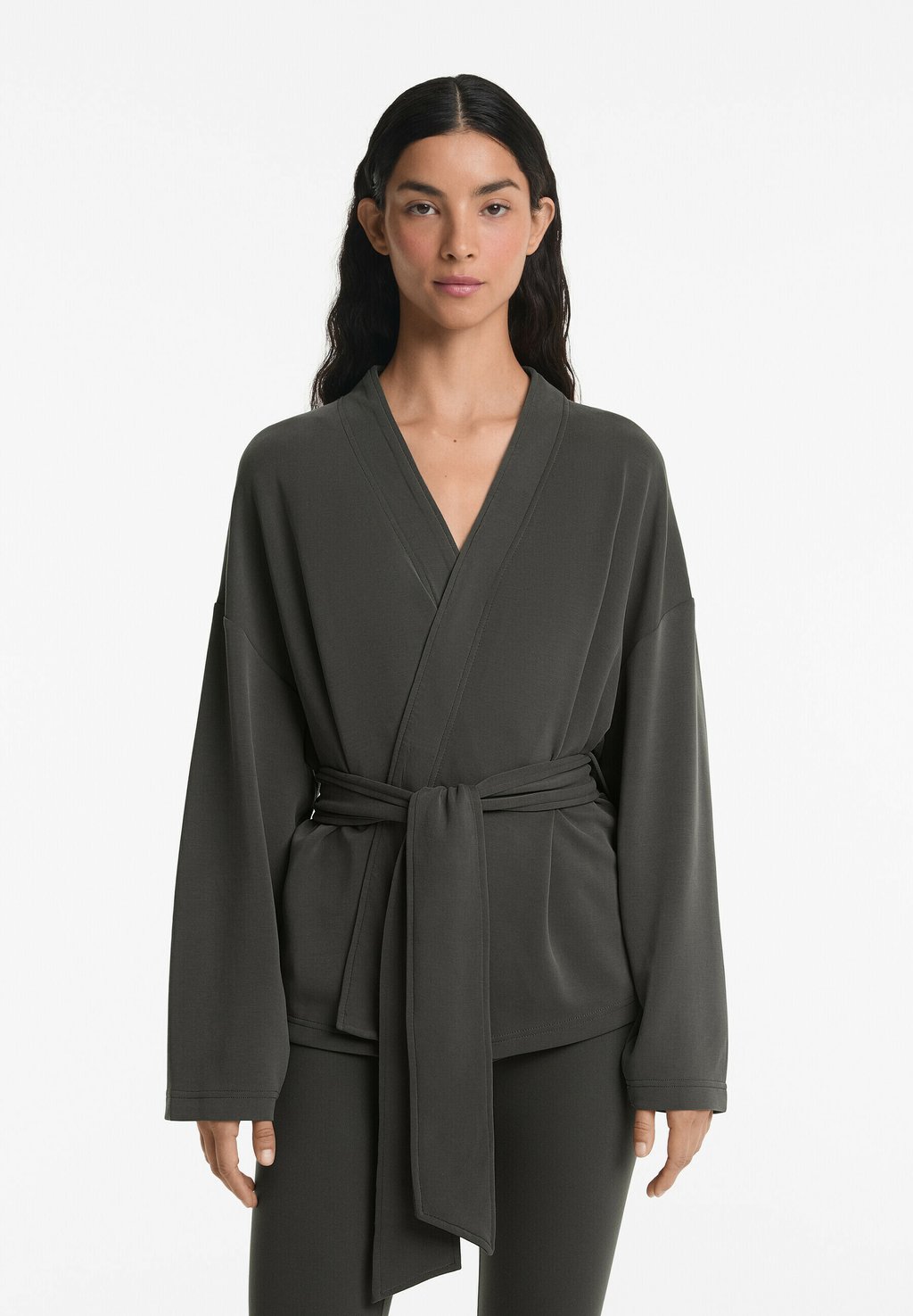 

Летняя куртка SOFT TOUCH KIMONO OYSHO, цвет Mottled Dark Grey
