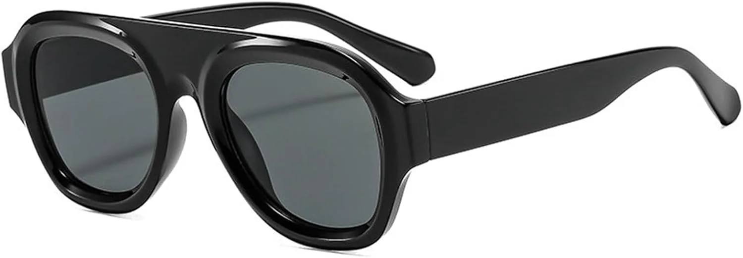 

Солнцезащитные очки Willochra Retro Pilot для женщин. Стильные, классические, в стиле 70-х, винтажные, модные, массивные, с градиентной защитой UV400, C1