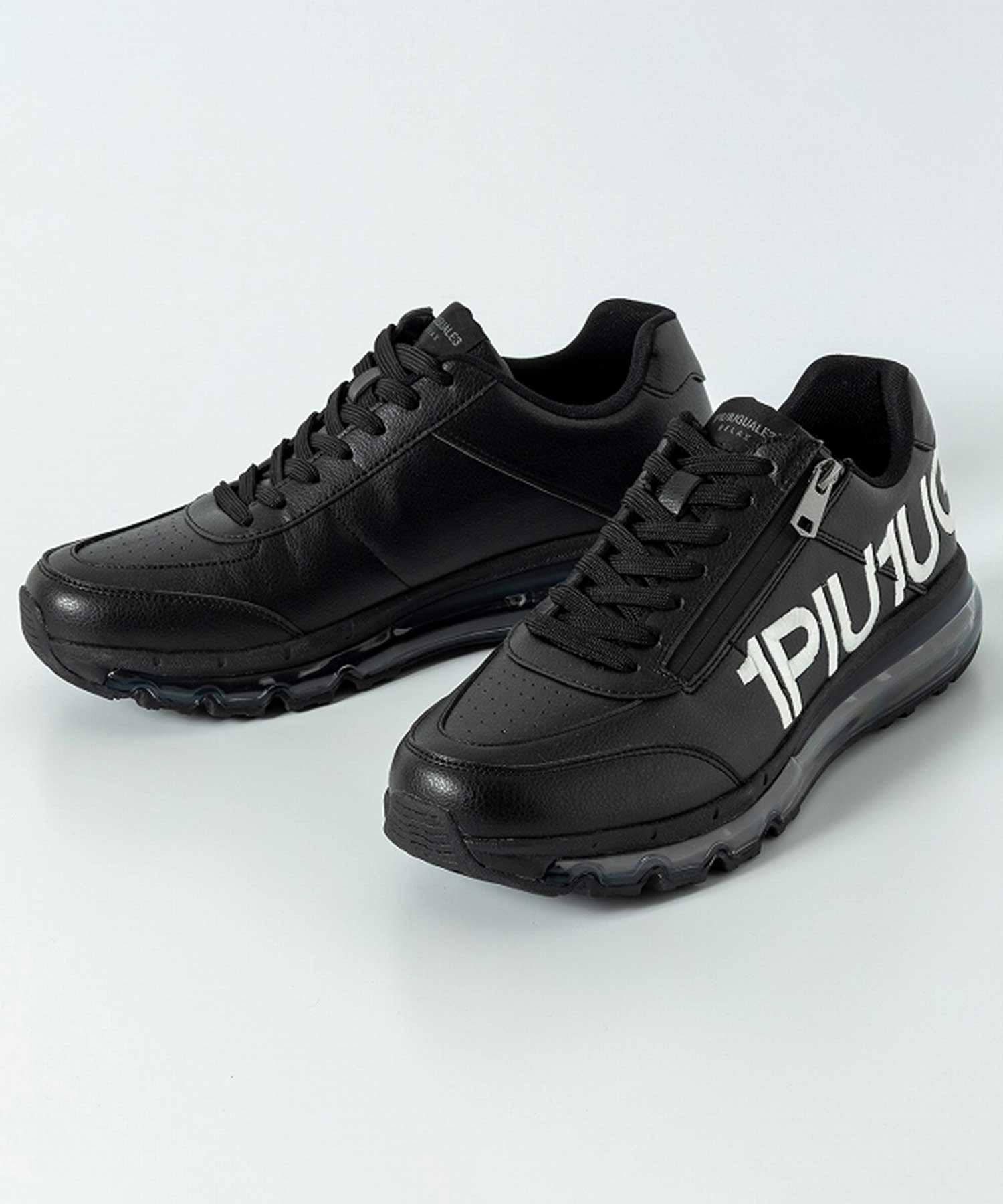 1PIU1UGUALE3 RELAX/1PIU1UGUALE3 RELAX Кроссовки Air с боковым логотипом, Black — фото 4