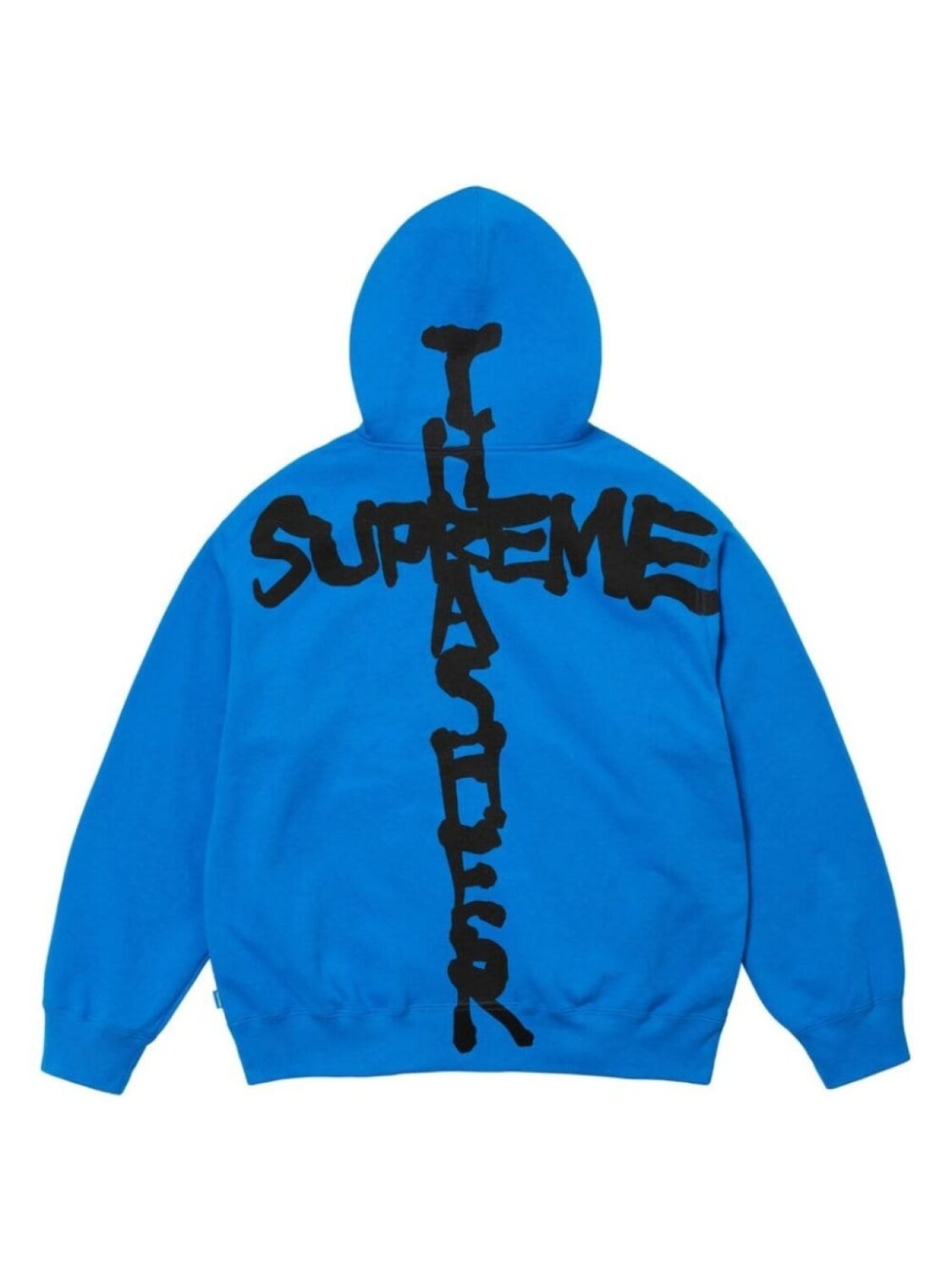 

Supreme худи Blue из коллаборации с Thrasher, синий