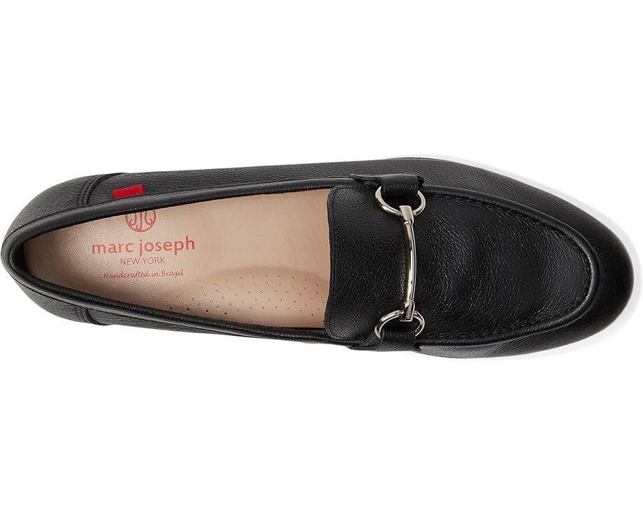 Лоферы Marc Joseph New York Deal Road, цвет Black Svelte Grainy — фото 2