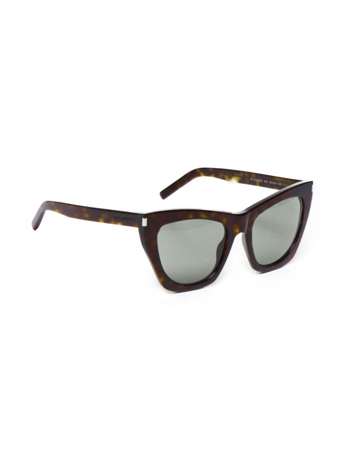 Солнцезащитные очки в оправе «кошачий глаз» от Saint Laurent Eyewear, коричневый — фото 2