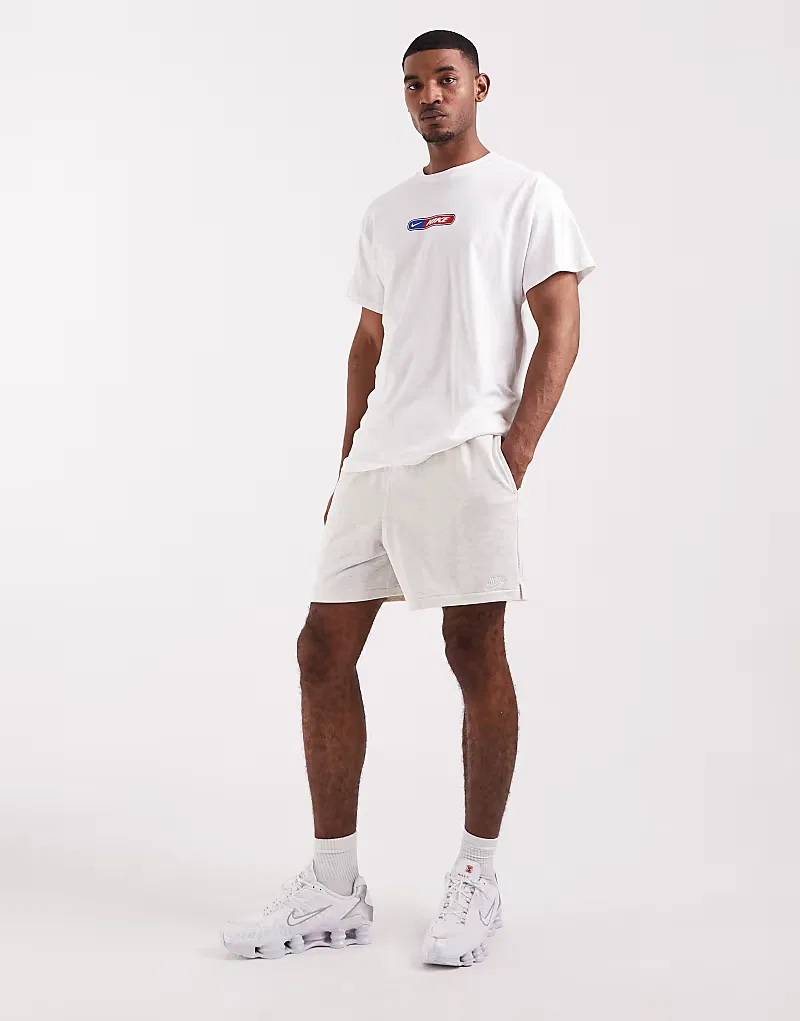 Шорты Nike Club French Terry, светло-серый — фото 2