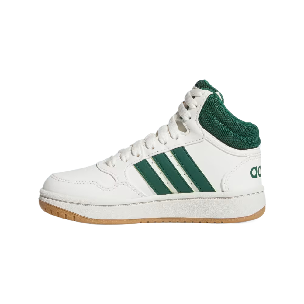 

Adidas Детские баскетбольные кроссовки высокие Core White/Preppy Green/Glue Kids'